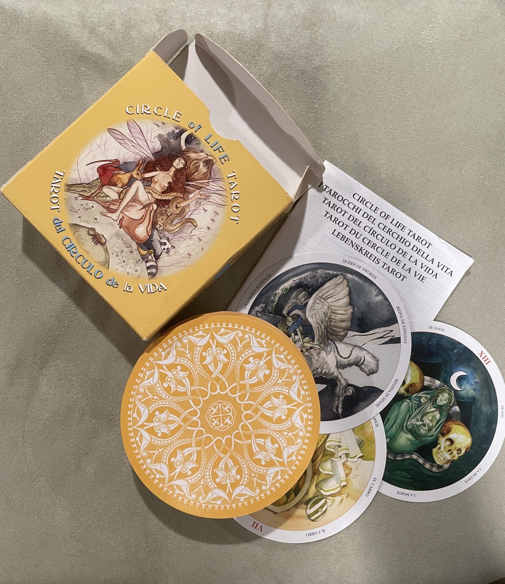 Circle of Life Tarot by Maria Distefano (First Edition Rare)