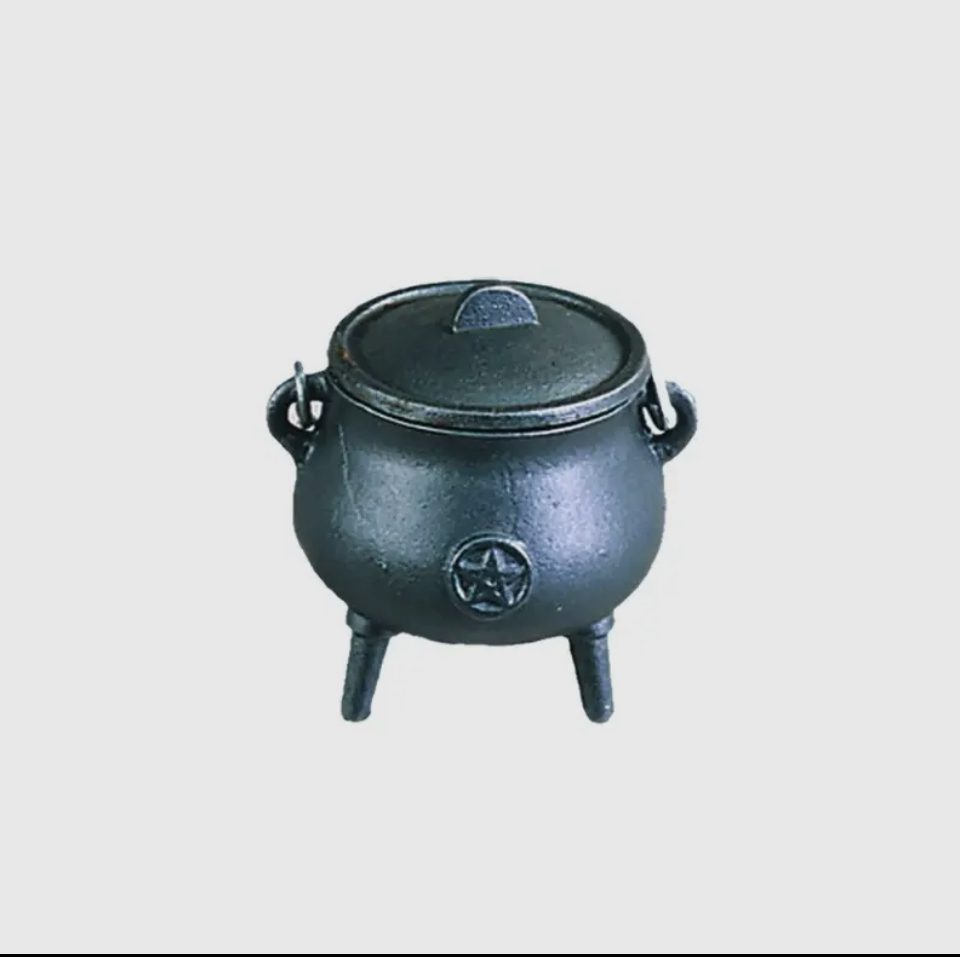 3.5” Cast Iron Cauldron - Various Designs