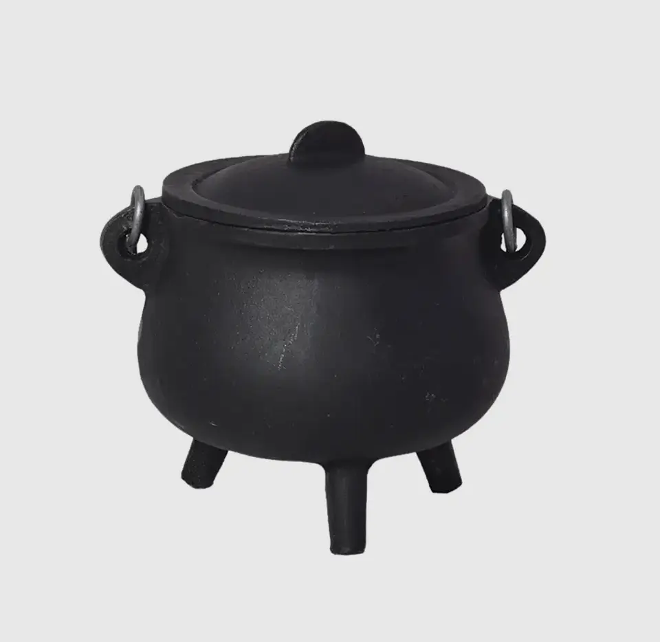 6 inch Cast Iron Cauldron - Various Designs