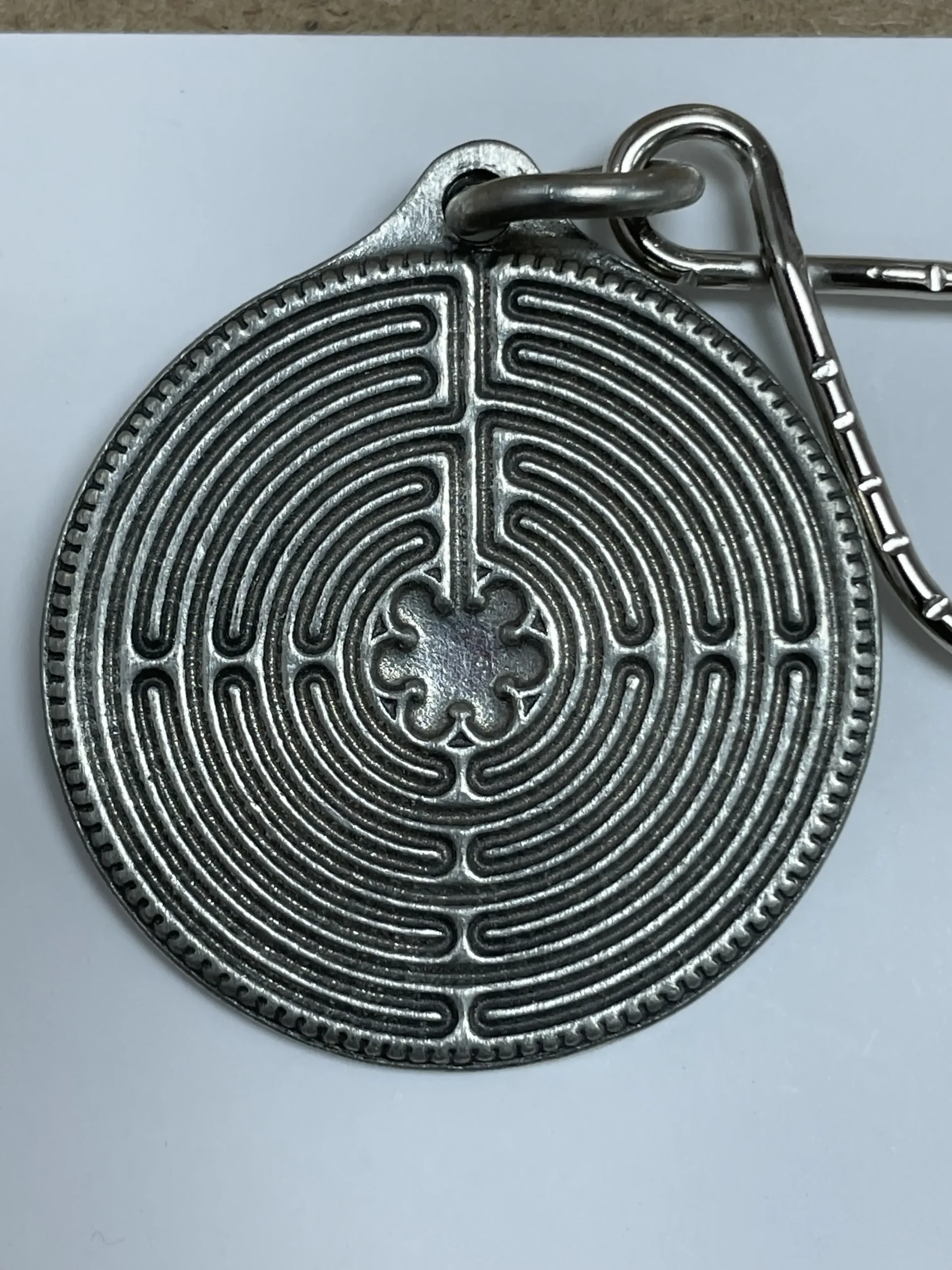 Chartres Labyrinth Pewter Pendant