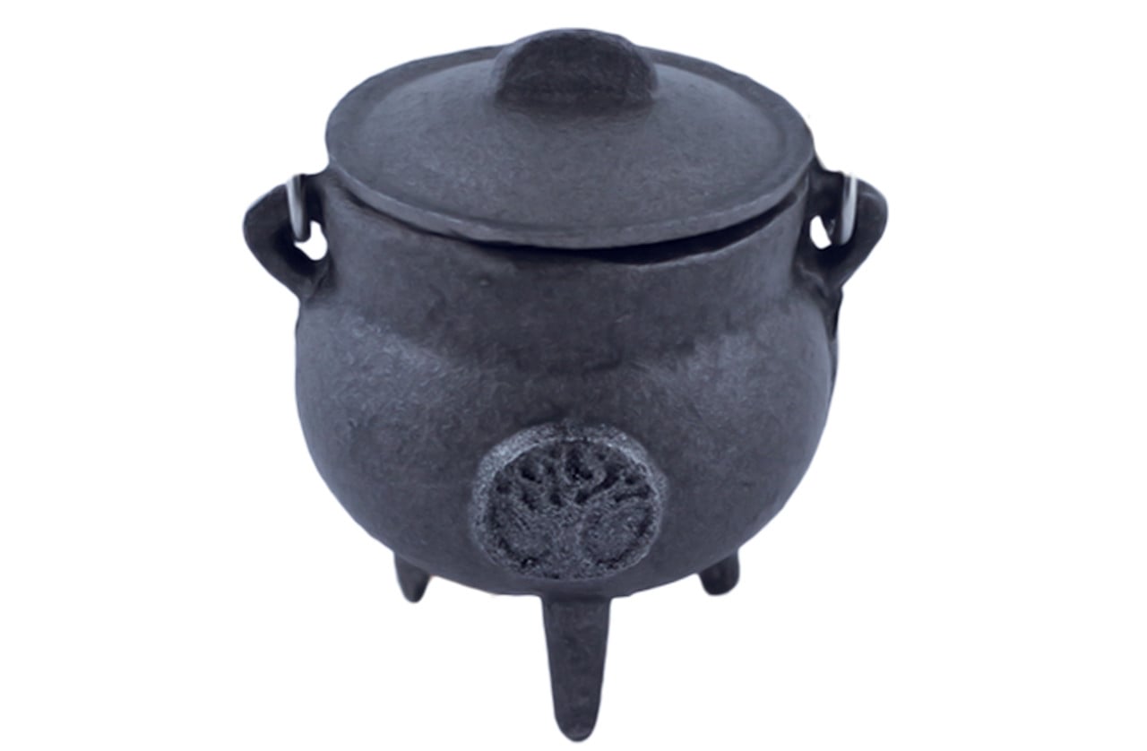3.5” Cast Iron Cauldron - Various Designs - Image 5