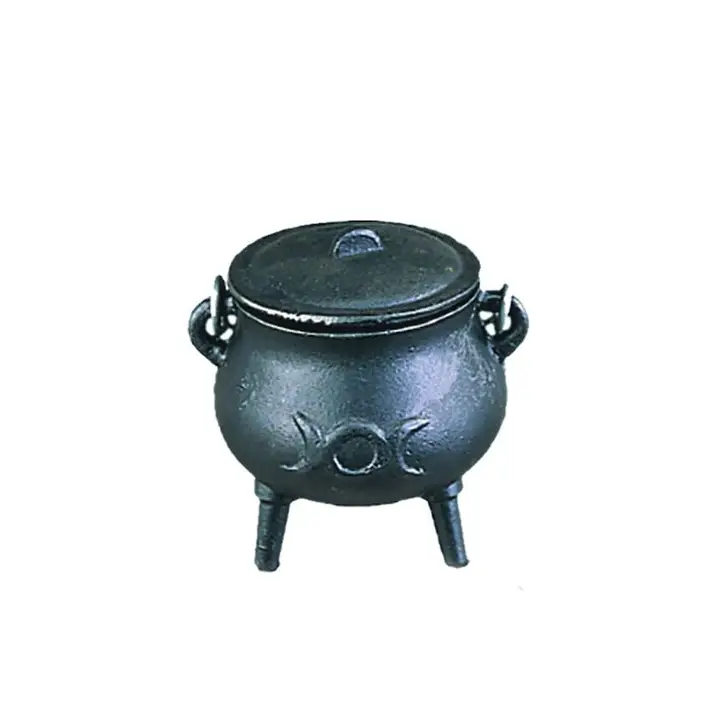 3.5” Cast Iron Cauldron - Various Designs - Image 3
