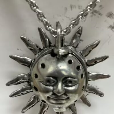 Sun Locket Oil Diffuser Necklace