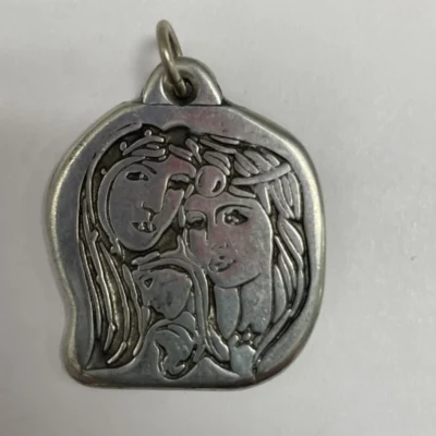 Mother Goddess Pewter Pendant