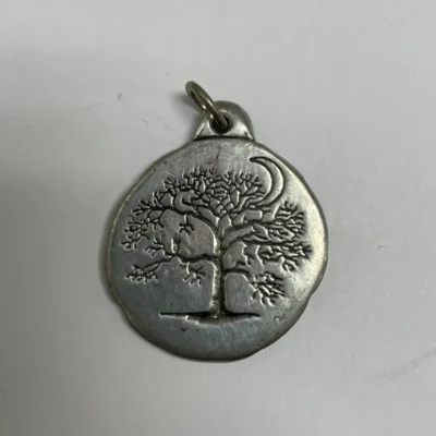 Winter Oak Pewter Pendant