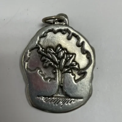 Oak Tree Pewter Pendant