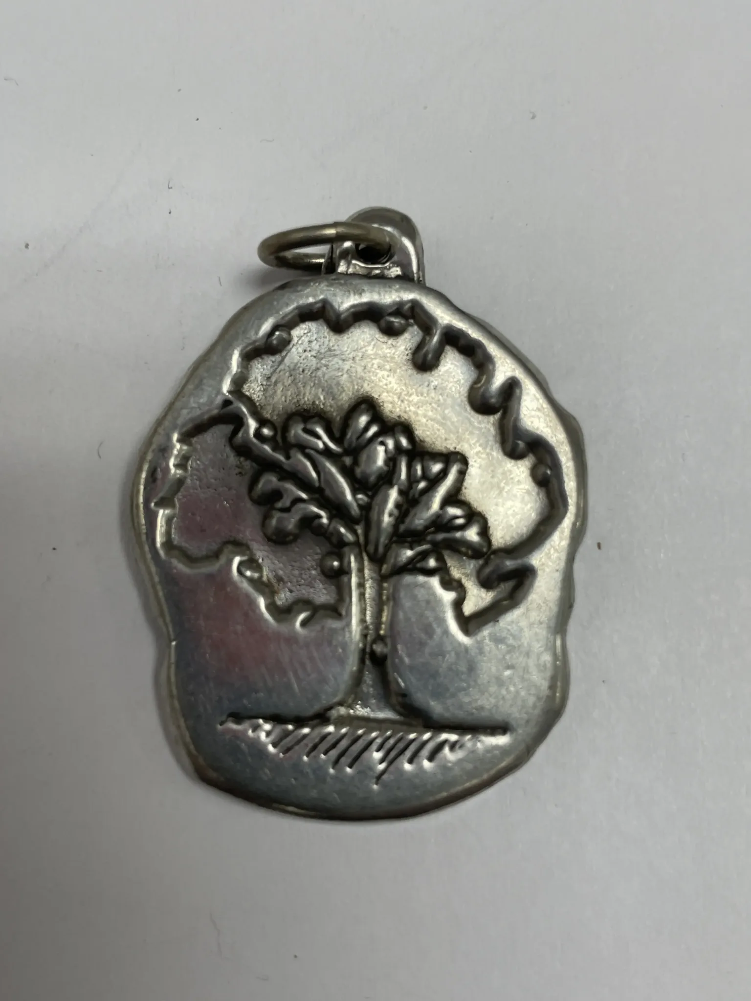Oak Tree Pewter Pendant