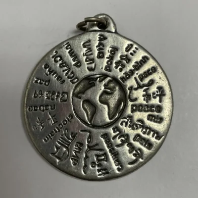 World Peace Pewter Pendant