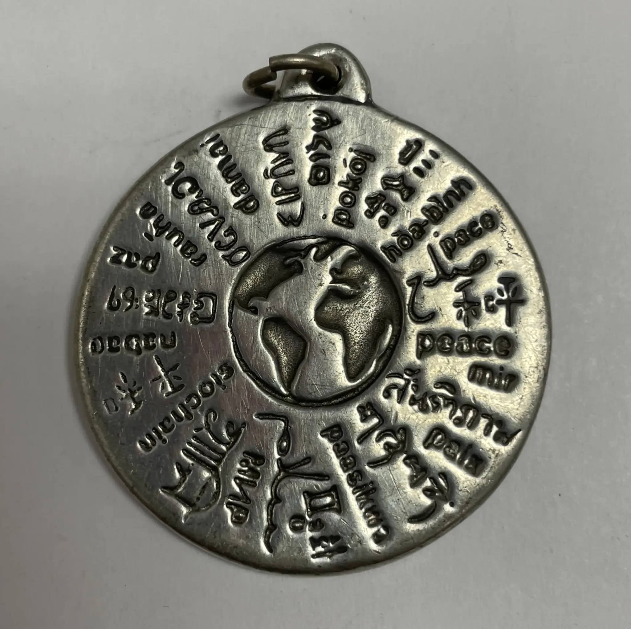 World Peace Pewter Pendant