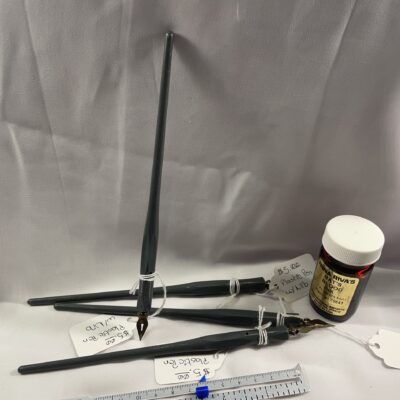 Dip Pen & Nib Set - Plastic Holder