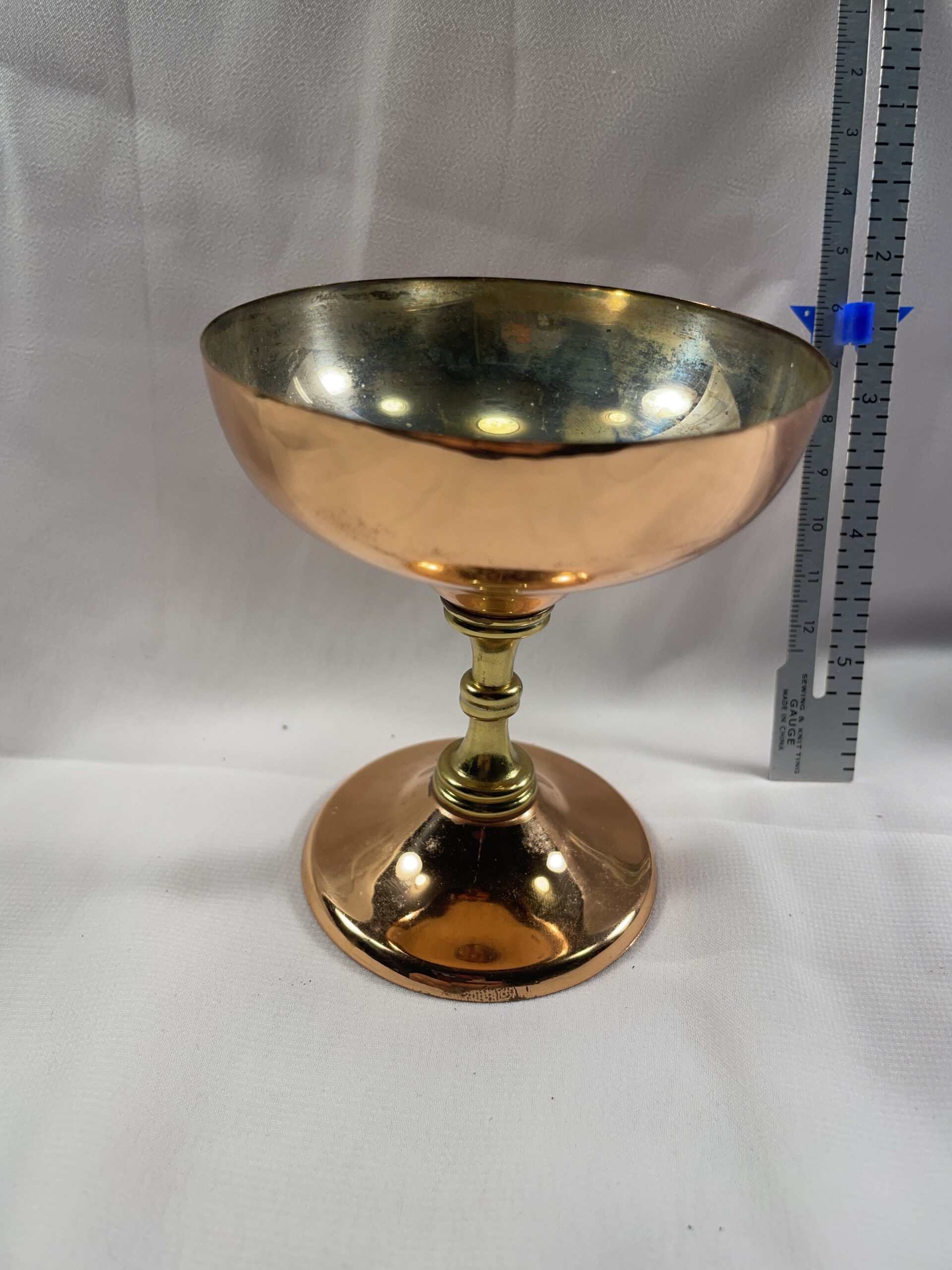 Copper, Silver & Brass Vintage Chalice