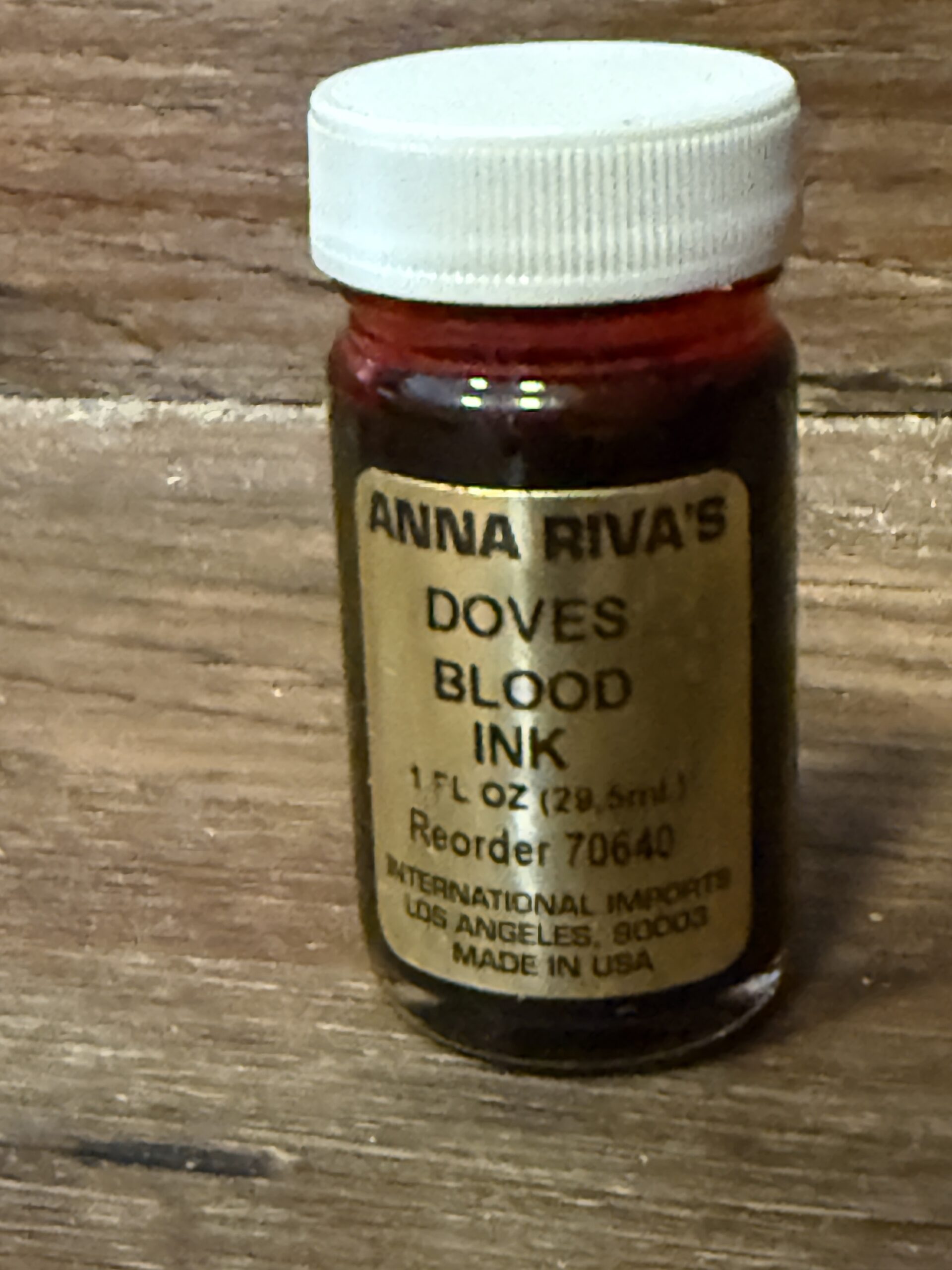 Dove's Blood Ink