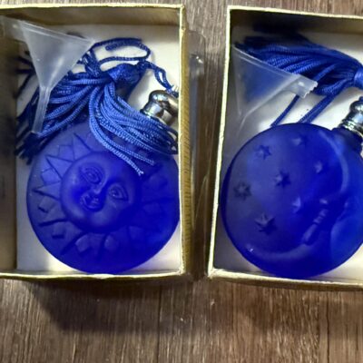 Blue Moon Tasseled Perfume Bottle