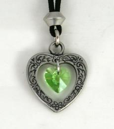 Celtic Crystal Heart Pendant (Various Colors) - Image 9