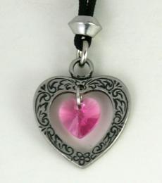 Celtic Crystal Heart Pendant (Various Colors) - Image 11