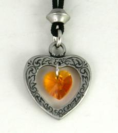 Celtic Crystal Heart Pendant (Various Colors) - Image 12