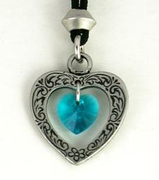 Celtic Crystal Heart Pendant (Various Colors) - Image 13