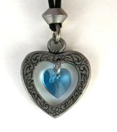 Celtic Crystal Heart Pendant (Various Colors) - Image 4