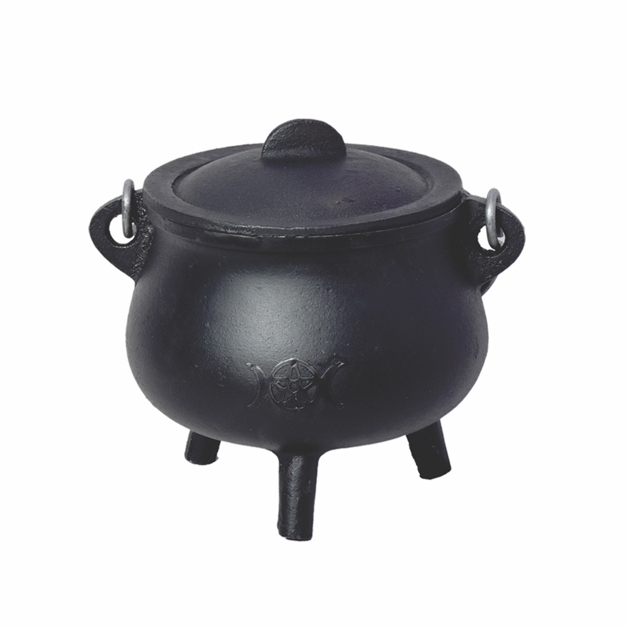 6 inch Cast Iron Cauldron - Various Designs - Image 3